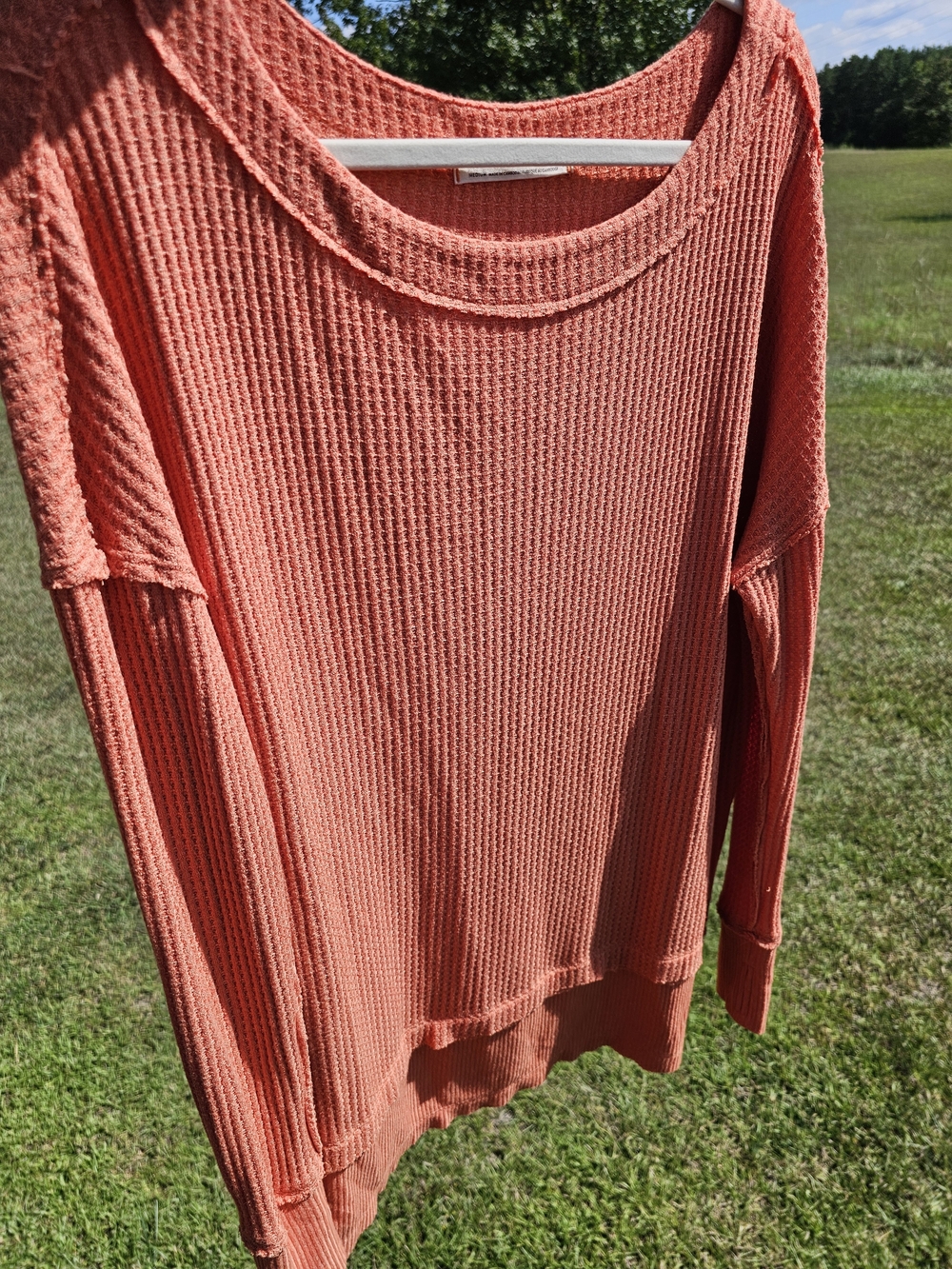We The Free by Free People "North Shore" thermal tunic top Size M